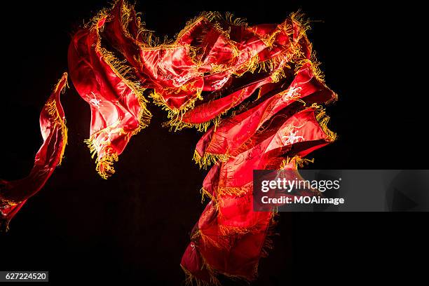 handkerchief in midair using strobe mode - stroboscopic image stock pictures, royalty-free photos & images