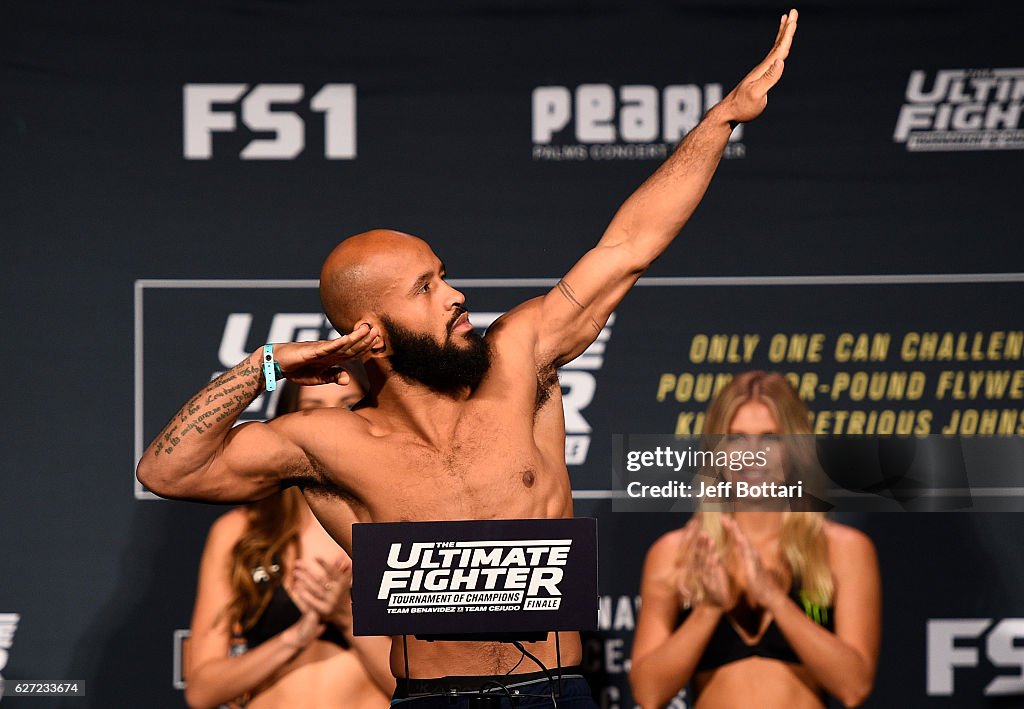 TUF Finale Weigh-in