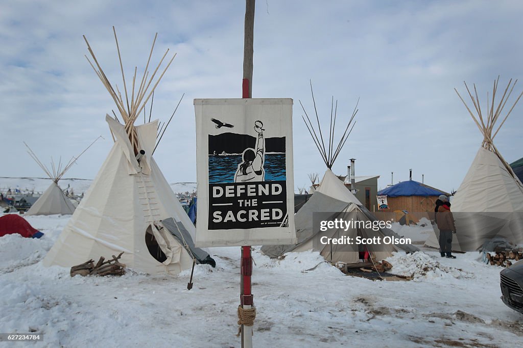 Protests Continue At Standing Rock Sioux Reservation Over Dakota Pipeline Access Project