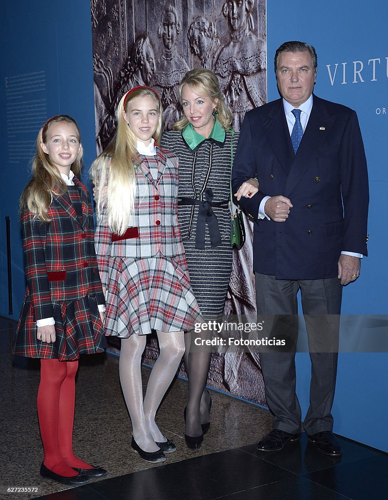 Duke Of Castro And His Wife Duchess Camilla Inaugurates 'Virtuti & Merito' Exhibition