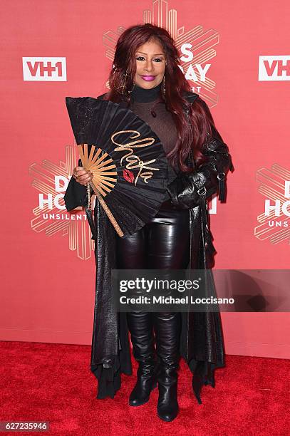 Chaka Khan attends the 2016 VH1's Divas Holiday: Unsilent Night at Kings Theatre on December 2, 2016 in New York City.