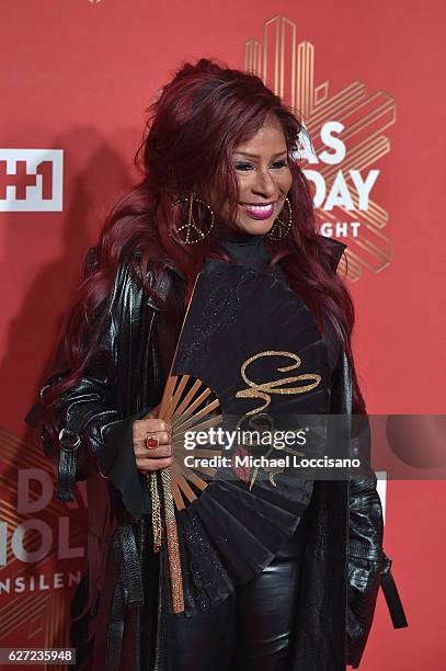 Chaka Khan attends the 2016 VH1's Divas Holiday: Unsilent Night at Kings Theatre on December 2, 2016 in New York City.