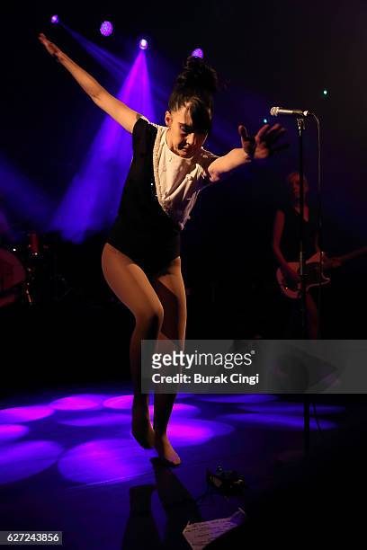 Kathleen Hanna of the Julie Ruin performs at KOKO on December 2, 2016 in London, England.