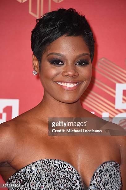 Afton Williamson attends the 2016 VH1's Divas Holiday: Unsilent Night at Kings Theatre on December 2, 2016 in New York City.