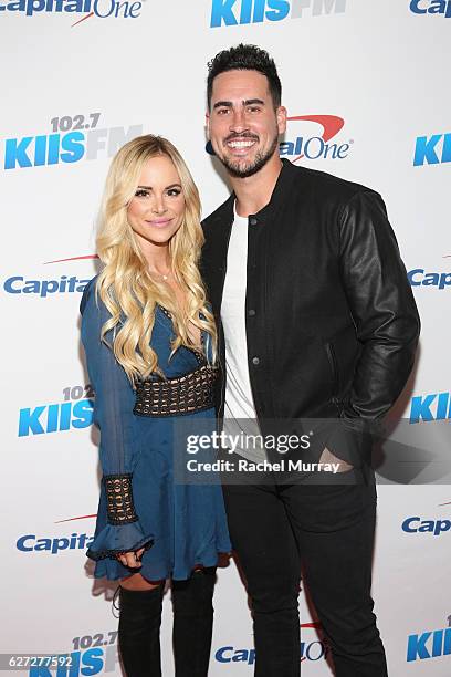 Tv personalities Amanda Stanton and Josh Murray attend 102.7 KIIS FM's Jingle Ball 2016 presented by Capital One at Staples Center on December 2,...