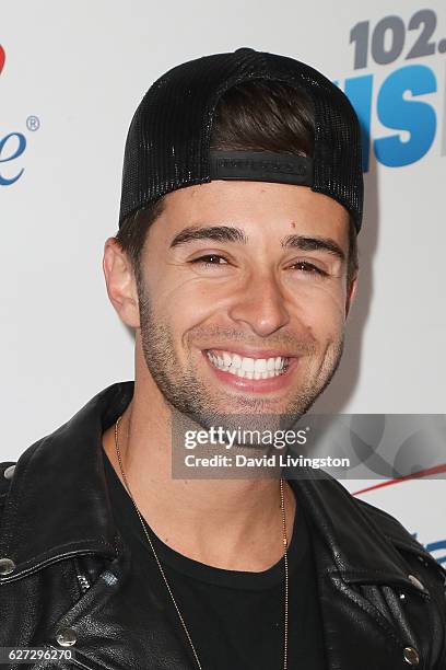 Rapper Jake Miller arrives at 102.7 KIIS FM's Jingle Ball 2016 at the Staples Center on December 2, 2016 in Los Angeles, California.