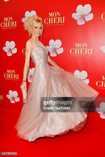 German model and moderator Lisa Loch attends the Mon Cheri Barbara Tag at Postpalast on December 2, 2016 in Munich, Germany.