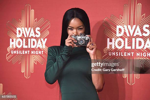 Singer/actress Teyana Taylor attends the 2016 VH1's Divas Holiday: Unsilent Night concert at Kings Theatre on December 2, 2016 in the Brookyn borough...