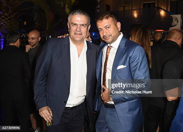 Hublot Ricardo Guadalupe and Kamal Hotchandani attend the Hublot after party on December 2, 2016 in Miami Beach, Florida.