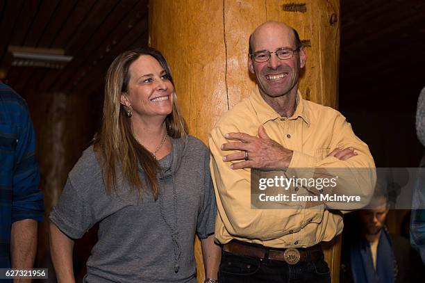 Olympians Heidi Voelker and Steve Mahre attend the 2016 Deer Valley Celebrity Skifest on December 2, 2016 in Park City, Utah.