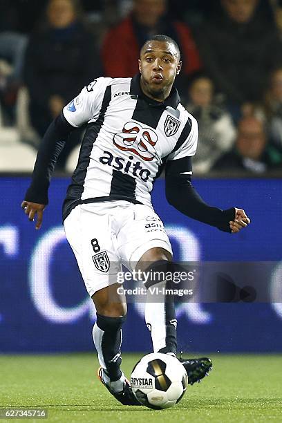 Lerin Duarte of Heracles Almeloduring the Dutch Eredivisie match between Heracles Almelo and NEC Nijmegen at Polman stadium on December 02, 2016 in...