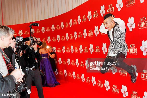 Singer Prince Damien attends the Mon Cheri Barbara Tag at Postpalast on December 2, 2016 in Munich, Germany.