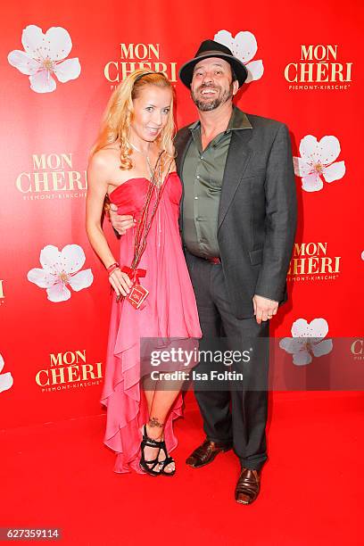 Georgia Guillaume and Michel Guillaume attend the Mon Cheri Barbara Tag at Postpalast on December 2, 2016 in Munich, Germany.