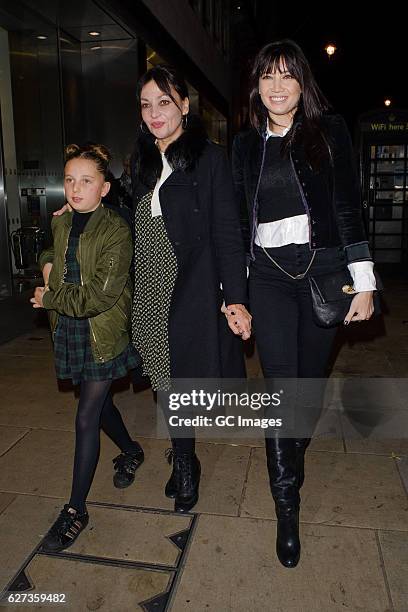 Pearl Lowe and Daisy Lowe seen at the Cath Kidston x Disney - Launch Party on December 2, 2016 in London, England.