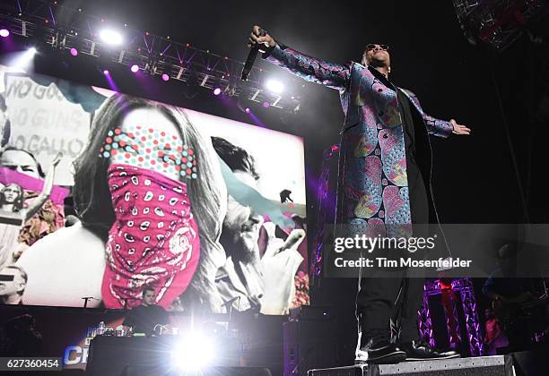 Anderson .Paak of Anderson .Paak & The Free Nationals performs during Power 106's Cali Christmas at The Forum on December 2, 2016 in Inglewood,...