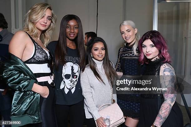 Suede Brooks, Natasha Ndlovu, Kaushal Beauty, InTheFrow and Helen Anderson attend Beautycon Festival London 2016 at Olympia, London on December 3,...