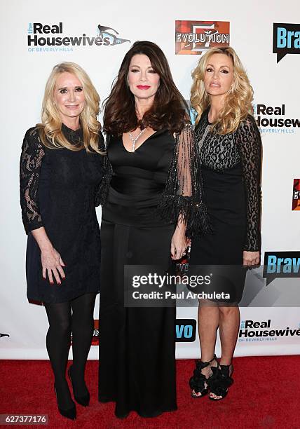 Reality TV Personalities Kim Richards, Lisa Vanderpump and Camille Grammer attend the premiere party for Bravo Networks' "Real Housewives Of Beverly...