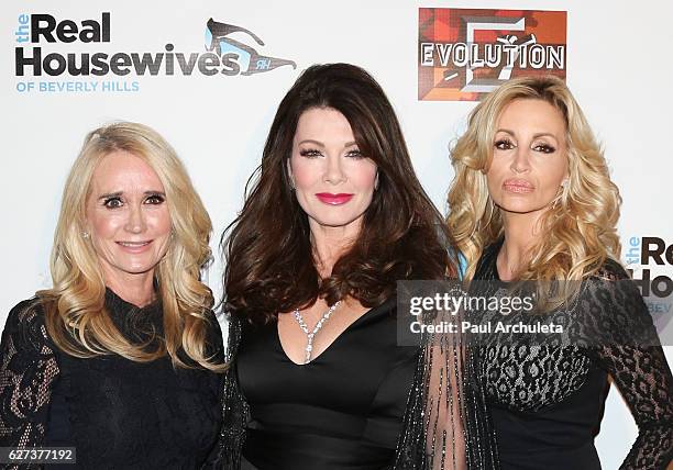 Reality TV Personalities Kim Richards, Lisa Vanderpump and Camille Grammer attend the premiere party for Bravo Networks' "Real Housewives Of Beverly...
