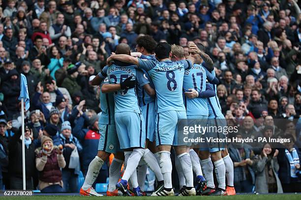 Manchester City celebrate the first goal against Chelsea A78Q3781.jpg