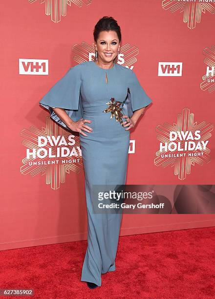 Singer/actress Vanessa Williams attends the 2016 VH1's Divas Holiday: Unsilent Night concert at Kings Theatre on December 2, 2016 in the Brookyn...