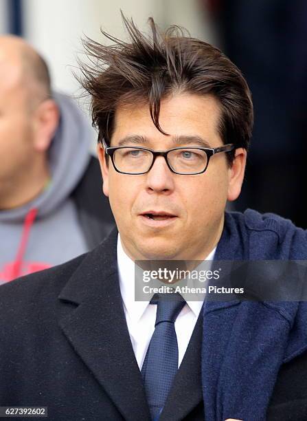 Comedian Michael Macintyre during the Premier League match between Tottenham Hotspur and Swansea City at The White Hart Lane on December 03, 2016 in...