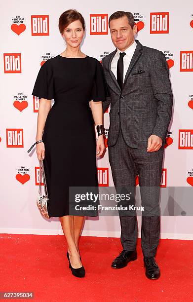 Judith Dommermuth and Michael Mronz attend the Ein Herz Fuer Kinder Gala on December 3, 2016 in Berlin, Germany.