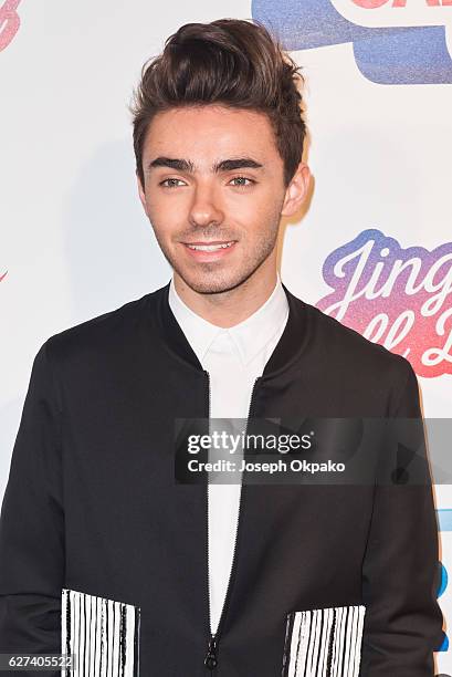 Nathan Sykes attends Capital's Jingle Bell Ball with Coca-Cola on December 3, 2016 in London, United Kingdom.