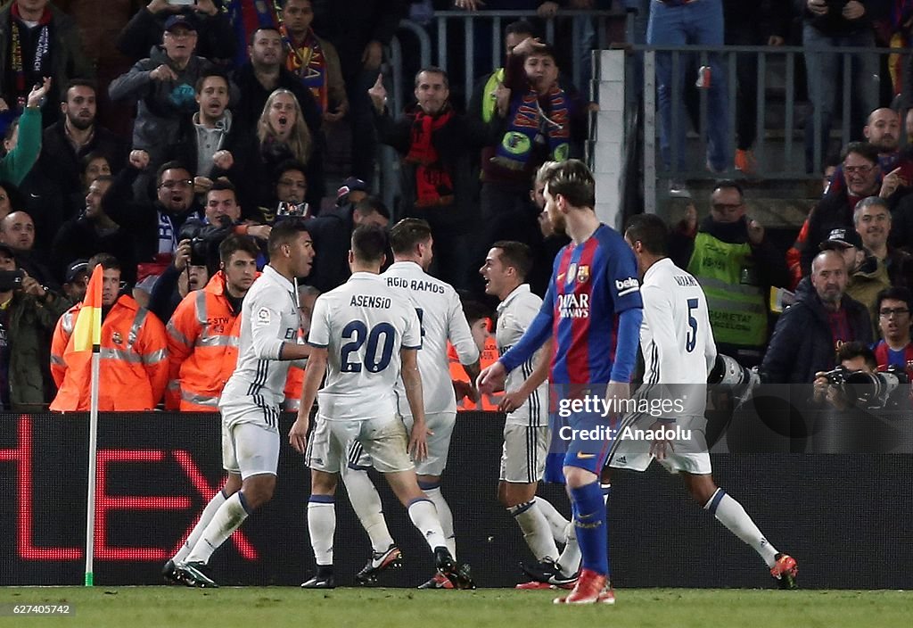 Barcelona - Real Madrid : La Liga 