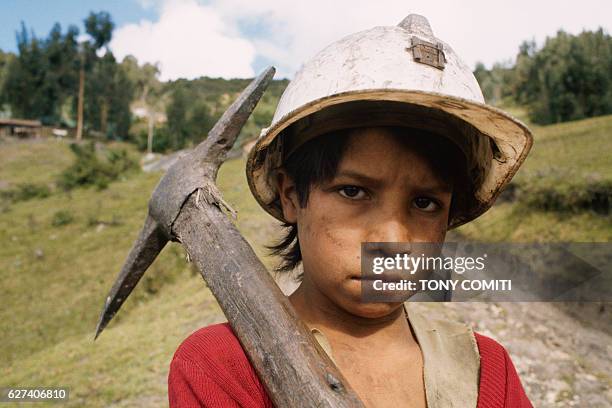 Exploited by foremen or their own parents, the majority of Colombian children do not attend school. Near Bogota, children work in coal mines where...