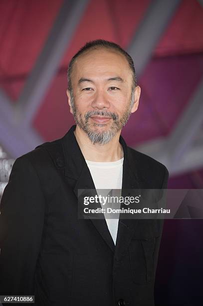 Shinya Tsukamoto attends Ceasefire premiere during the 16th Marrakech International Film Festival on December 3, 2016 in Marrakech, Morocco.