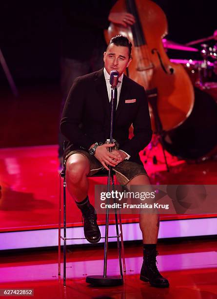 Andreas Gabalier during the Ein Herz Fuer Kinder Gala show on December 3, 2016 in Berlin, Germany.