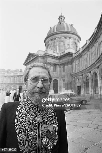 Architect Guillaume Gillet outside the coupola.