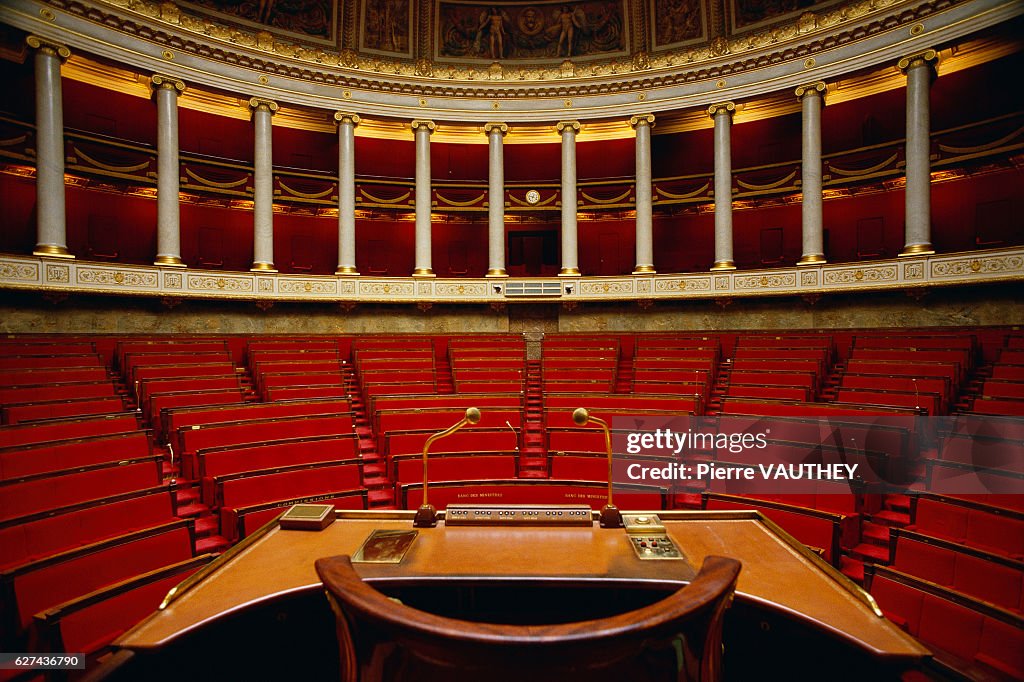 Amphitheater in the French National Assembly