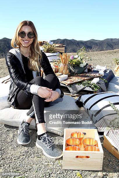 Personality Whitney Port Hikes with Allbirds and Friends on December 3, 2016 in Los Angeles, California.