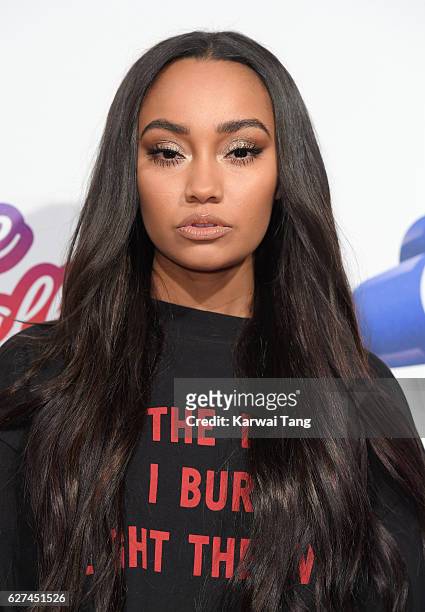Leigh-Anne Pinnock from Little Mix attends Capital's Jingle Bell Ball with Coca-Cola at the 02 Arena on December 3, 2016 in London, United Kingdom.