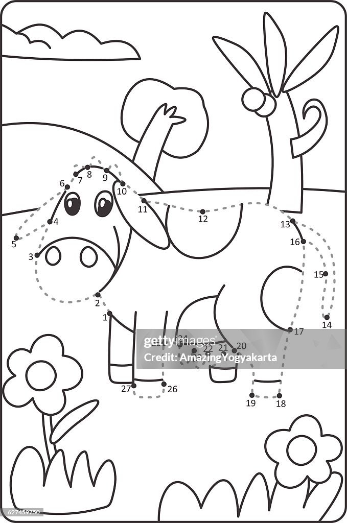 Punto A Punto Dibujando Vaca Fácil Dibujo De La Vaca Para Los Niños Ilustración de stock - Getty Images Punto A Punto Dibujando Vaca Fácil Dibujo De La Vaca Para Los Niños Ilustración de stock - Getty Images