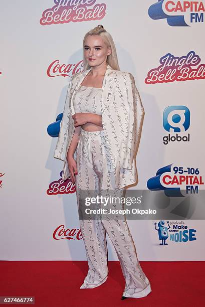 Grace Chatto attends Capital's Jingle Bell Ball with Coca-Cola on December 3, 2016 in London, United Kingdom.