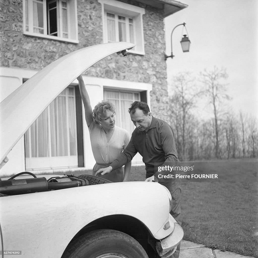 Line Renaud and Loulou Gaste