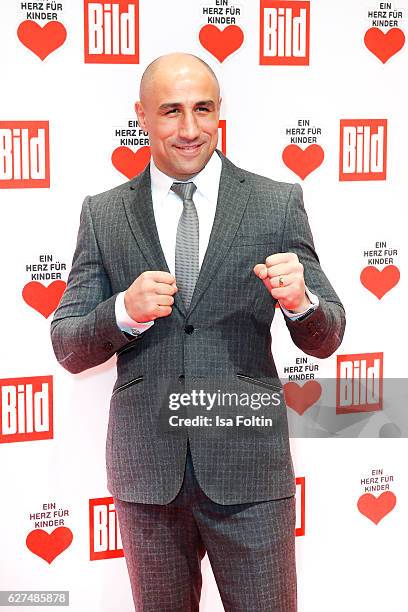 Boxing champion Arthur Abraham attends the Ein Herz Fuer Kinder gala on December 3, 2016 in Berlin, Germany.