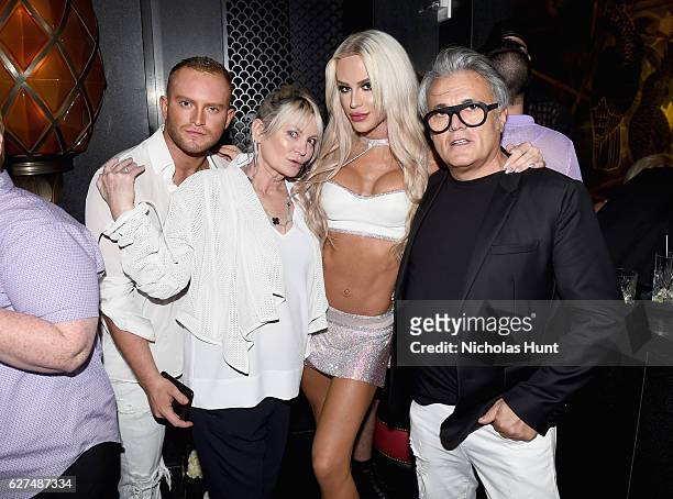 August Getty, Ari Getty, Gigi Gorgeous, and Giuseppe Zanotti attend the August Getty 305 cocktail party with hosts August Getty and Susanne Bartsch...