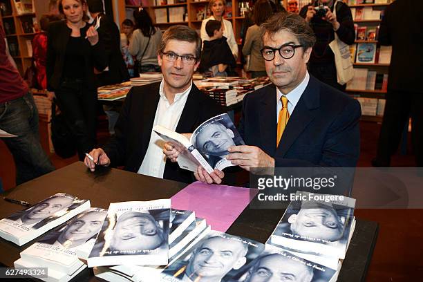 Patrick et Olivier de Funes at the 25th "Salon du Livre" held in Paris.