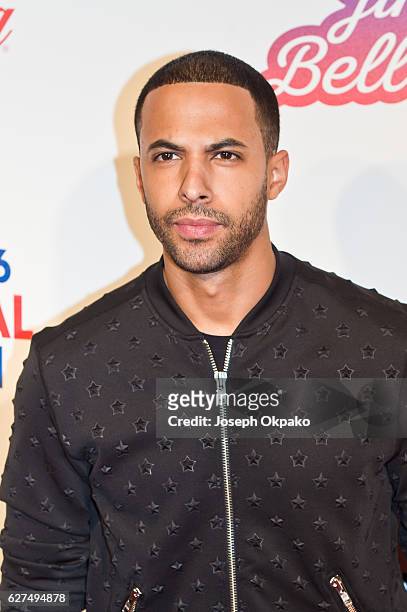 Marvin Humes attends Capital's Jingle Bell Ball with Coca-Cola on December 3, 2016 in London, United Kingdom.