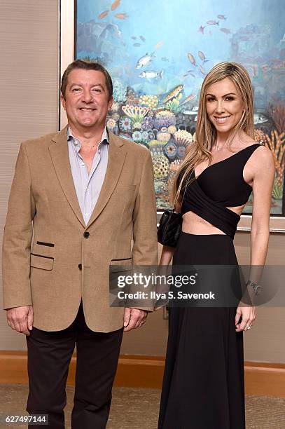 Tony Dominguez de Haro and Isabelle Domínguez de Haro attends Underwater Dreams To Life In Color - Art Exhibit Featuring Antonio Dominguez De Haro...