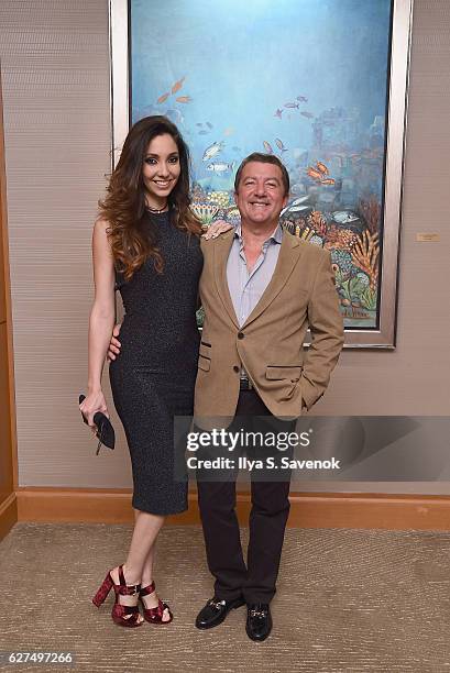 Lara Barilla Lopez and Tony Dominguez de Haro attends Underwater Dreams To Life In Color - Art Exhibit Featuring Antonio Dominguez De Haro And Romero...