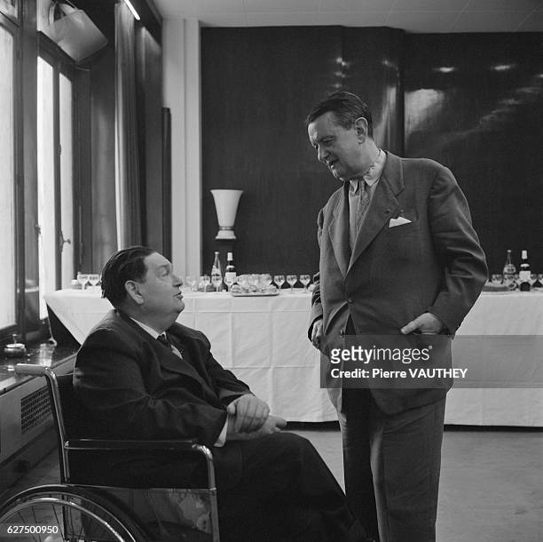 French Composers Darius Milhaud and Georges Auric