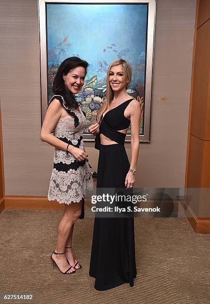 Ursula Salgado and Isabelle Dominguez De Haro attend Underwater Dreams To Life In Color - Art Exhibit Featuring Antonio Dominguez De Haro And Romero...