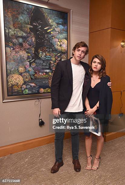 Jose Murguido and Ekaterina Mishakova attends Underwater Dreams To Life In Color - Art Exhibit Featuring Antonio Dominguez De Haro And Romero Britto...