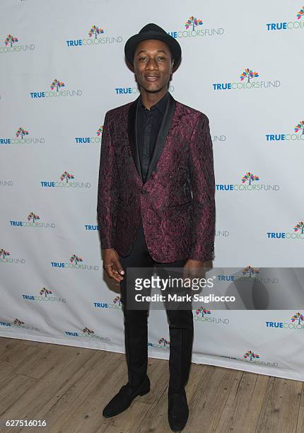 Aloe Blacc attends Cyndi Lauper's True Colors Fund 6th Annual Home For The Holidays Concert at Beacon Theatre on December 3, 2016 in New York City.