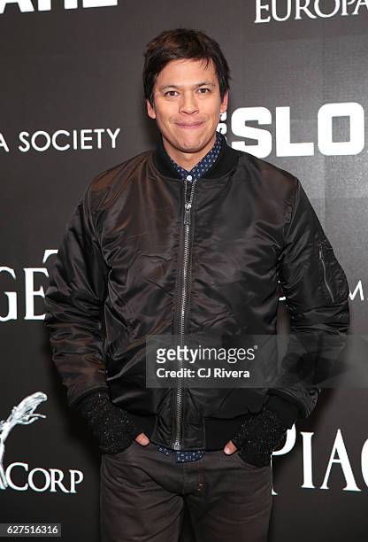 Actor Chaske Spencer attends a Cinema Society screening of EuropaCorp's "Miss Sloane" at SAG-AFTRA Foundation Robin Williams Center on December 3,...