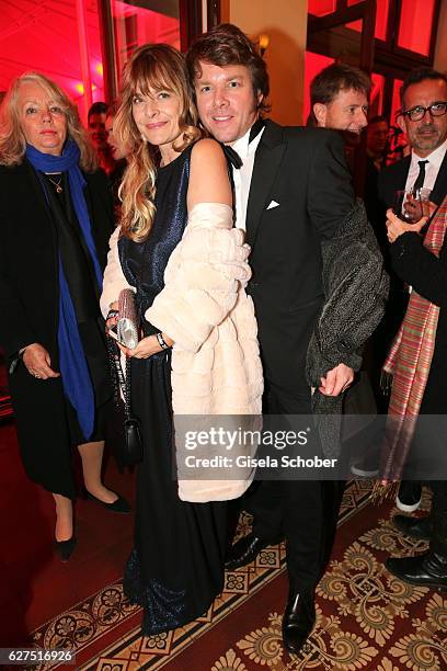 Nastassja Kinski and Steffen Schroeder during the Ein Herz Fuer Kinder after show party at Borchardt Restaurant on December 3, 2016 in Berlin,...